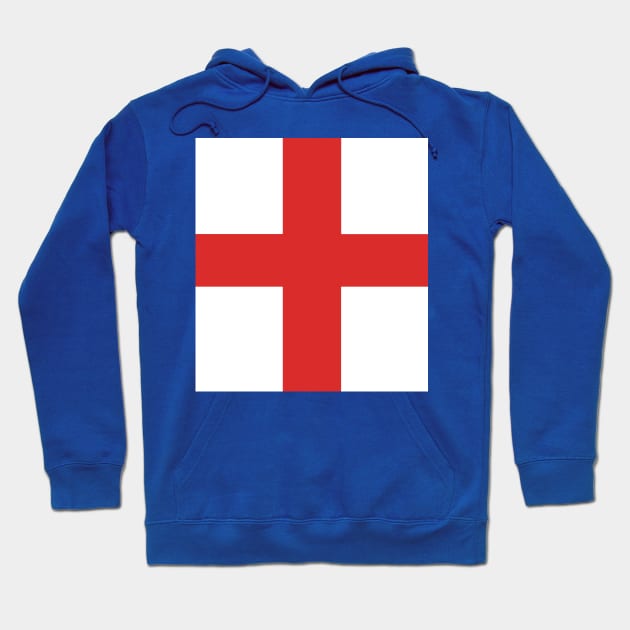 Flag Of England St George Cross Hoodie by taiche